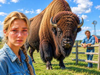 She Kept a Runt Buffalo Calf Nobody Wanted… Two Years Later Washington Wrote Her a Letter