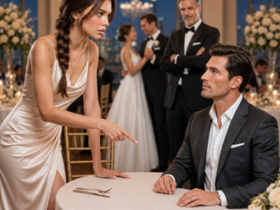 “You’re Sitting in My Brother’s Chair,” She Told the Billionaire Stranger—Her Father Said, “I Put Him There.”
