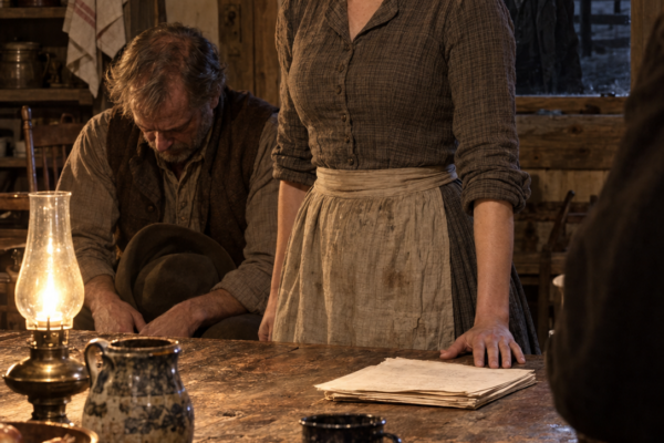 A Wealthy Rancher Hid His Name and Worked for Two Dollars a Day—Then Abigail Miller Refused to Be Traded for Her Family’s Debt, and the Poor Hired Hand She Trusted Had to Decide Whether Revealing His Fortune Would Save Her Ranch or Destroy the One Honest Thing Between Them