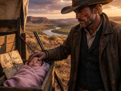 Lone Cowboy Found a Baby in a Wagon With a Note That Said “She’s Yours Now” — He Never Looked Back