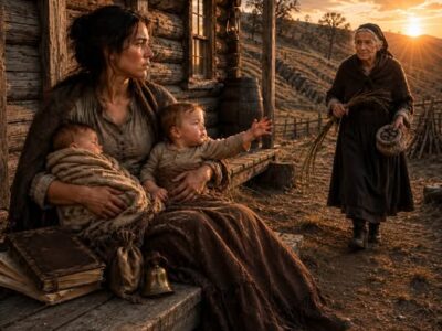Widowed at 24 with Two Babies, Debt & a Barren Hillside—Then an Old Woman’s Knock Changed Everything