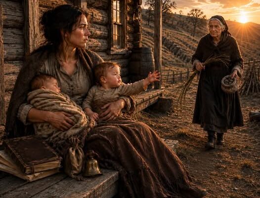 Widowed at 24 with Two Babies, Debt & a Barren Hillside—Then an Old Woman’s Knock Changed Everything