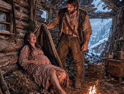She Was Giving Birth Alone When the Mountain Man Found Her — He Stayed Until It Was Over