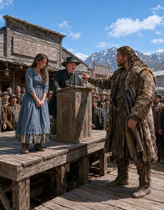 They Sold the Scarred Girl for $2 at Auction — A Widowed Mountain Man Was the Only Man Who Bid