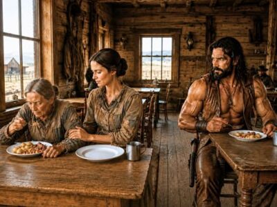 “I’m Not Hungry,” She Lied to Protect Her Mother — The Mountain Cowboy Saw Her Empty Plate