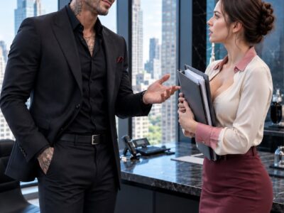 Mafia boss invited his nerdy secretary to dinner as a joke-she arrived looking…
