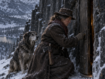 They Laughed When Adelaide Warned That Winter Was Coming Early — Then Her Dying Father’s Hidden Map Led Her to a Warm Cave Behind Black Stone, Where an Old Freight Record Revealed Why One Family Had Hated His Name for Thirteen Years