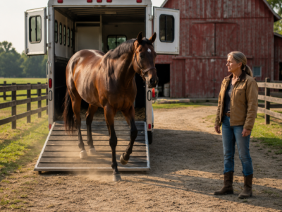 The Wrong Stallion Arrived at a Widow’s Farm—Three Days Later, She Refused to Send Him Back