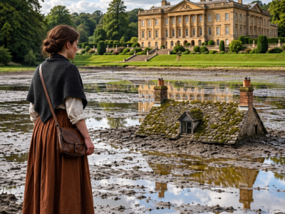 She Drained the Lake to Save Her Inherited Estate—Then a Roof Rose Out of the Mud