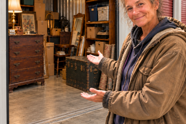 Everyone Laughed When a Homeless 59-Year-Old Bought This $30 Storage Locker—They Missed the One Thing She Saw