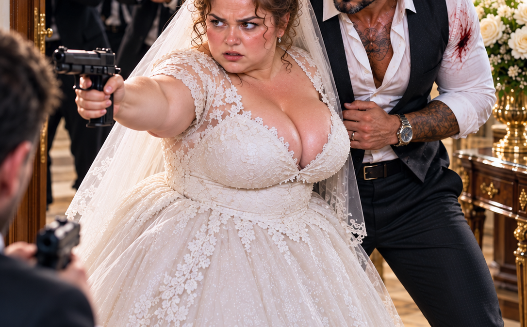 They Mocked the Plus-Size Bride Guarding the Door—Until the Poisoned Mafia Boss Called Her His Wife and Put His Life in Her Hands