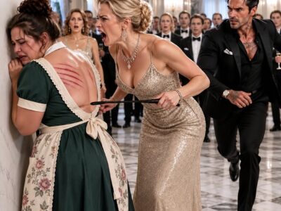 The Mafia Boss Walked In as His Fiancée Whipped the Plus-Size Maid—Then the Entire Party Froze!