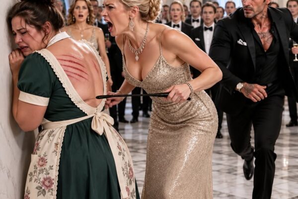 The Mafia Boss Walked In as His Fiancée Whipped the Plus-Size Maid—Then the Entire Party Froze!