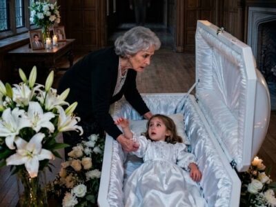 At My 6-Year-Old Granddaughter’s Funeral, I Stayed Behind to Say Goodbye — Then Her Eyes Opened and She Whispered, “Grandma, Don’t Let Them Take Me”