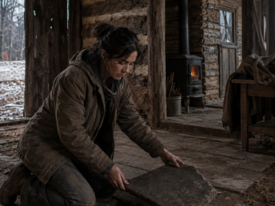 A Woman Inherited Her Grandfather’s Forgotten Barn in the Middle of Nowhere — Then She Found a Cabin Hidden Inside Its Walls, and Beneath the Stone Floor Lay the Record of Why He Had Built His Life There