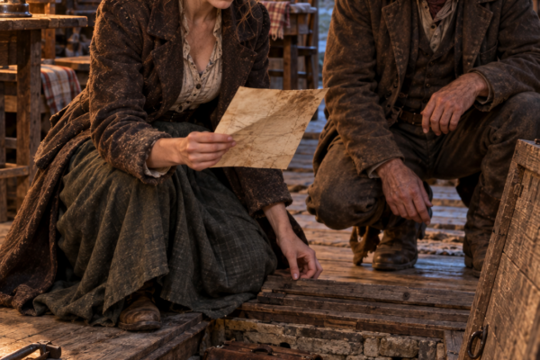 They Laughed When Penniless Miriam Spent Her Last Three Dollars on an Abandoned Oregon Stage Station—Then an Older Mountain Man Helped Her Raise the Roof, and Beneath Her Kitchen Floor She Found the Record That Explained Why Her Family Had Lost Everything Seventeen Years Earlier