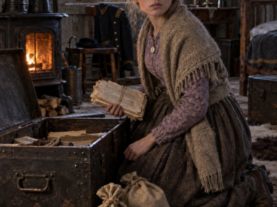 Cast Out Before Winter With Only Two Silver Coins, Mary Reed Climbed to an Abandoned Army Fort for Shelter — But When She Opened a Locked Paychest Hidden Beneath Twenty Years of Dust, the Papers Inside Threatened the Men Who Had Taken Her Home
