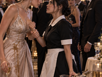 At Her Engagement Party, the Fiancée Whispered “Any Last Wish?” to the Maid She Planned to Erase—But the Mafia Boss Heard Her, and When Elena Refused the Payoff Meant to Silence Her, He Finally Saw Who Had Been Holding His House Together for Five Years