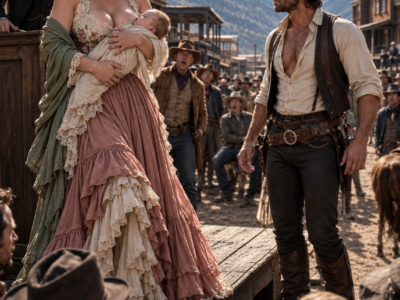 They Put a Widow and Her Baby on the Auction Block for Her Dead Husband’s Debt, but the Mountain Man Who Arrived Late Wasn’t There to Buy a Servant