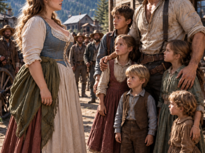 At Nineteen She Was Traded to a Scarred Mountain Man With Five Children, but the Town Never Guessed Who Would End Up Saving Whom