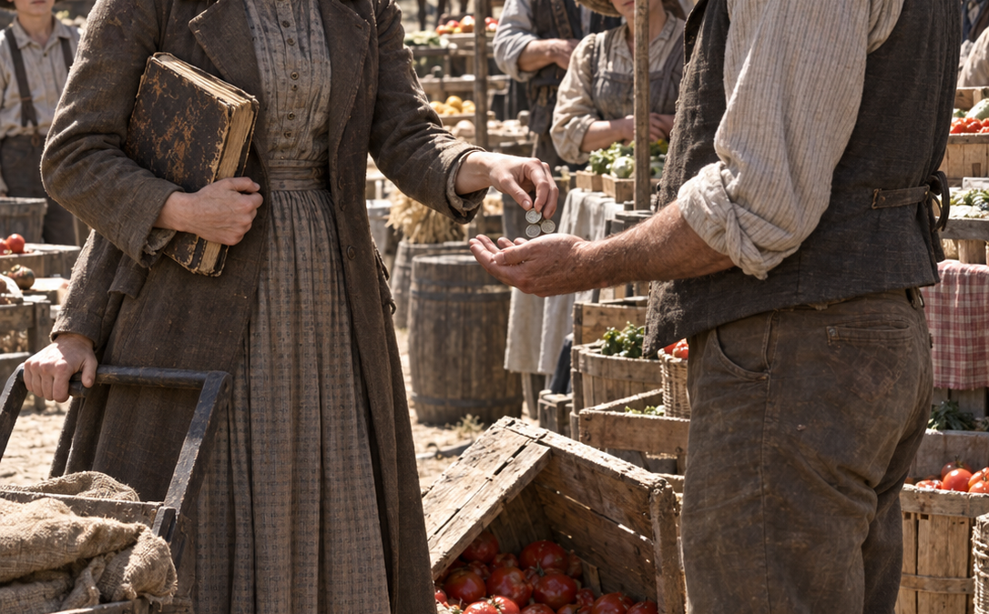 They Laughed When a Thirty-Year-Old Widow Spent Her Last Six Dollars on Three Hundred Pounds of Sun-Scorched Tomatoes—Then First Frost Came, Hotel Buyers Wanted Every Jar She Could Make, and the Man Who Had Mocked Her Discovered the Worthless Clay Farm He’d Dismissed Was Suddenly Worth Taking