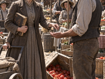 They Laughed When a Thirty-Year-Old Widow Spent Her Last Six Dollars on Three Hundred Pounds of Sun-Scorched Tomatoes—Then First Frost Came, Hotel Buyers Wanted Every Jar She Could Make, and the Man Who Had Mocked Her Discovered the Worthless Clay Farm He’d Dismissed Was Suddenly Worth Taking