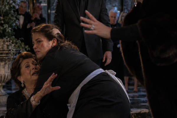 They Called the Curvy Maid a Clumsy Liability—Until She Took a Brutal Blow Meant for the Mafia Boss’s Mother, Exposed the Poison Hidden in His Fiancée’s Ring, and Forced Dominic Rossi to Choose Between a Powerful Marriage Alliance and the Woman Everyone in His House Had Learned to Overlook