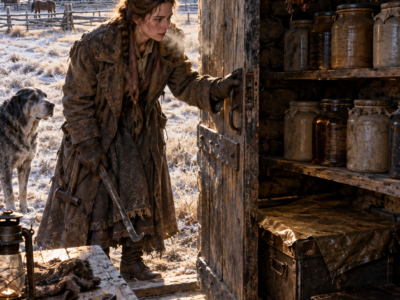 Orphaned and Broke, Adeline Claimed an Abandoned Homestead Everyone Else Had Quit — Then She Broke the Iron Seal on Its Forgotten Smokehouse and Found a Dead Woman’s Ledger That Could Save Her Land From the Wealthy Man Trying to Control the Valley’s Water