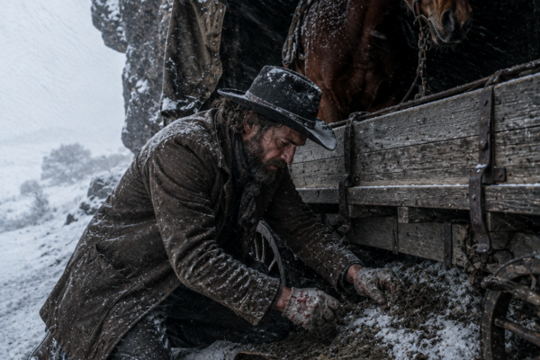 After Losing His Wife and Nearly Everything He Owned, Pierce Halbrook Dragged His Crippled Freight Wagon Into a Basalt Hollow and Sealed Every Crack Before a Bitterroot Blizzard Hit — By Morning, the Storm Had Buried His Shelter So Completely That the Snow Itself Was Keeping Him Alive