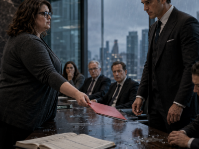 The Mafia Boss Told the Plus-Size Accountant to Lose Weight Before He’d Trust Her With His Money—She Slid Proof Across the Table That His Own Right-Hand Man Was Robbing Him and Made Him Choose Between His Pride and His Empire