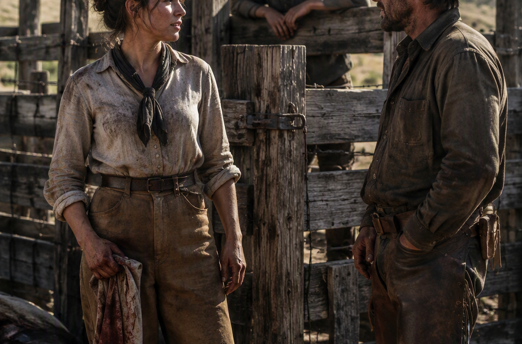 The Cowgirl Said She Needed a Ranch Hand Before a 200-Mile Cattle Drive—Then Emmett Roe Smiled and Said He Had Hoped She Needed a Husband, Never Guessing Lou Tarrant Would Soon Have to Decide Whether Accepting His Help Meant Repeating the Debt That Had Ruled Her Father