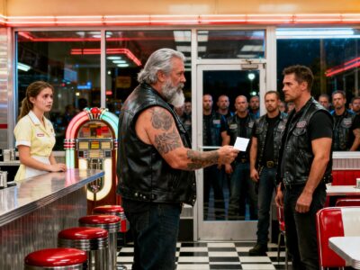 A WAITRESS WAS MOCKED FOR NEEDING TIPS – THEN 49 HELL’S ANGELS WALKED IN AND MADE THE WHOLE DINER GO SILENT
