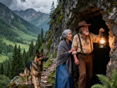 THEIR CHILDREN TOOK THE RANCH AND LEFT THEM IN THE SNOW, BUT 50 FEET INSIDE A CAVE, THEIR DOG FOUND THE SECRET THAT CHANGED EVERYTHING