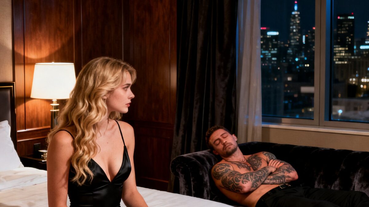 THE MAFIA BOSS ORDERED HIS SECRETARY INTO HIS HOTEL SUITE – THEN GAVE HER THE ONLY BED