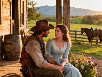 THE TOWN’S LONELIEST COWBOY HAD STOPPED LIVING – UNTIL A BAKER ASKED TO SIT BESIDE HIM