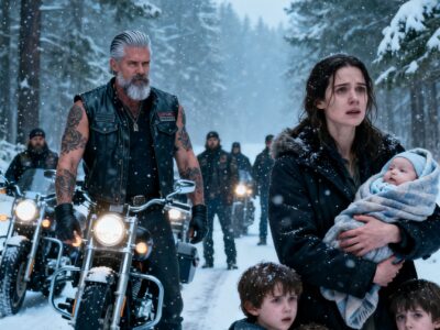 A HELLS ANGEL FOUND ME AND MY CHILDREN FREEZING IN A BLIZZARD – THEN HE SAID THE WORDS I WILL NEVER FORGET