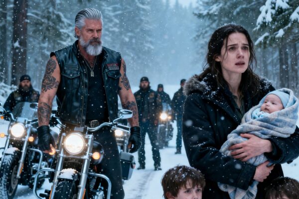 A HELLS ANGEL FOUND ME AND MY CHILDREN FREEZING IN A BLIZZARD – THEN HE SAID THE WORDS I WILL NEVER FORGET
