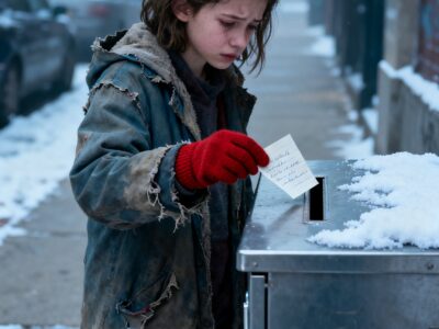HOMELESS GIRL HID AN SOS NOTE IN A DONATION BOX – HOURS LATER, 500 BIKERS MADE THE WHOLE STREET STOP