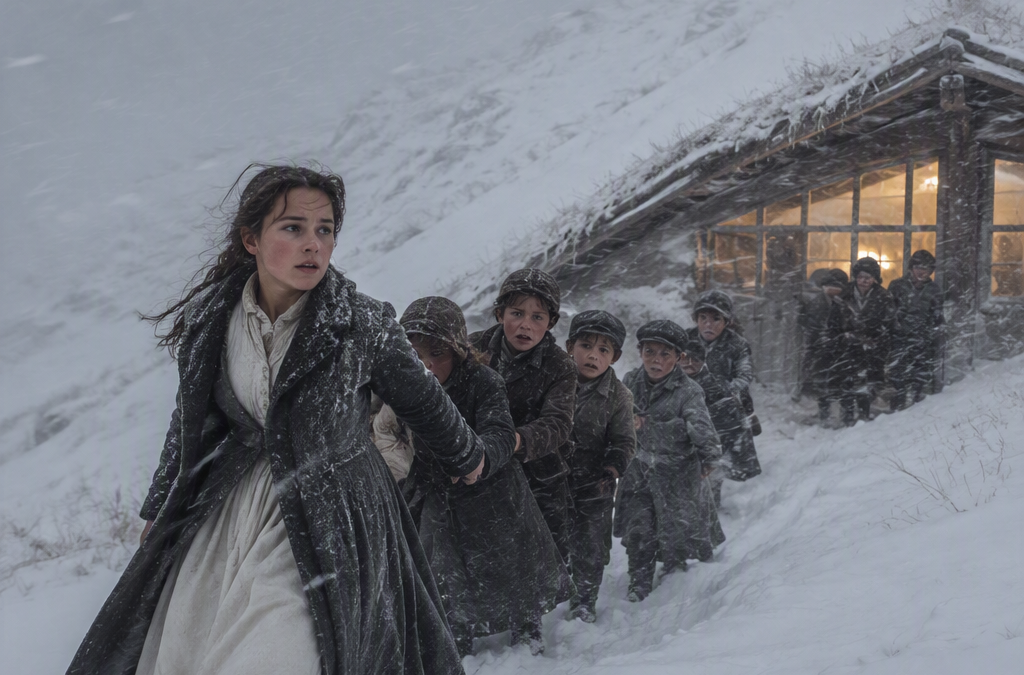 Cast Out at 16, Rena Dug Her Home Into the “Worthless” Wyoming Hillside Everyone Said Would Become Her Grave — Then a Blizzard Swallowed the Valley, the Schoolchildren Were Trapped in Its Path, and the Warmest Refuge in Halloway Bend Was the Burrow They Had Mocked
