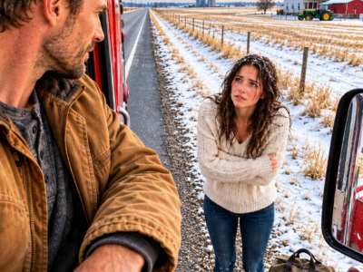 I Picked Up A Stranger WalkinI Picked Up A Stranger Walking In The Sleet…Next Morning I Was Hired To Haul Away Her Dad’s Tractorg In The Sleet…Next Morning I Was Hired To Haul Away Her Dad’s Tractor