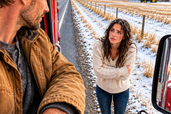 I Picked Up A Stranger WalkinI Picked Up A Stranger Walking In The Sleet…Next Morning I Was Hired To Haul Away Her Dad’s Tractorg In The Sleet…Next Morning I Was Hired To Haul Away Her Dad’s Tractor
