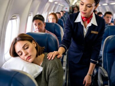 She Was Sleeping in 8A — When the Captain Asked if Any Combat Pilots Were on Board