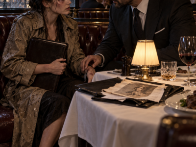 She Apologized for Being Late—Then the Mafia Boss Saw Blood on Her Shoe, Learned His Enemies Had Used Her as a Warning, and Discovered the Quiet Art Appraiser He Tried to Control Was Far More Willing to Defy Him Than Anyone Expected