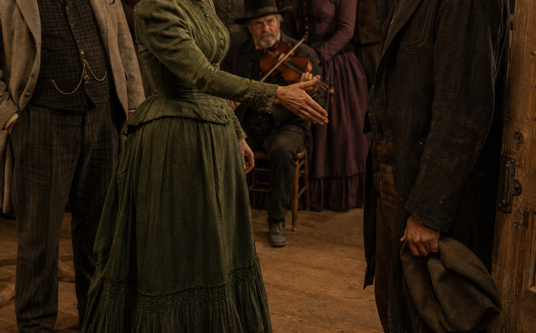 The Rich Rancher Asked Josephine Rand to Dance Before the Whole County—She Walked Past Him to the Disgraced Trail Boss Everyone Ignored, Then Hired That Same Man to Save Nine Hundred Cattle After the Rancher Closed the Only Road She Could Afford to Use