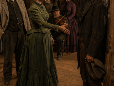 The Rich Rancher Asked Josephine Rand to Dance Before the Whole County—She Walked Past Him to the Disgraced Trail Boss Everyone Ignored, Then Hired That Same Man to Save Nine Hundred Cattle After the Rancher Closed the Only Road She Could Afford to Use