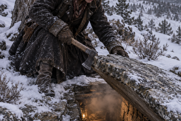 They Forced Her Off Her Wyoming Ranch As a Blizzard Closed In—But When She Opened the Stone Door Her Father Had Hidden Beneath the Mountain, Warm Air, Winter Stores, and a Notebook Revealed Why Powerful Men Had Wanted Their Land Before He Was Even Dead