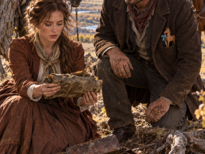 Seventeen Years After Gideon Hail Promised to Return, He Found Rosalie Mercer Fighting Alone to Save Her Wyoming Store—Then the Horseman Discovered Her Grandfather Had Hidden the One Secret Beneath Their Childhood Cottonwood That Could Destroy Vernon Crow’s Claim to the Entire Valley