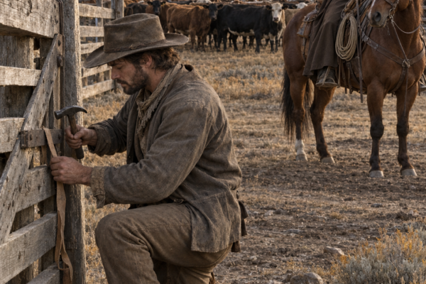 “I Can’t Read or Write, But I Can Fix Your Ranch and Tend Cattle,” Kellen Ror Told a Wyoming Rancher—Then One Rattling Gate, a Failing Winter Layout, and a Brutal January Storm Forced Everyone to Decide Whether the Drifter Saw What Their Ledgers Had Missed