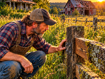 He Bought a Farm Everyone Had Given Up On — Then He Found the Fence Post That Didn’t Belong