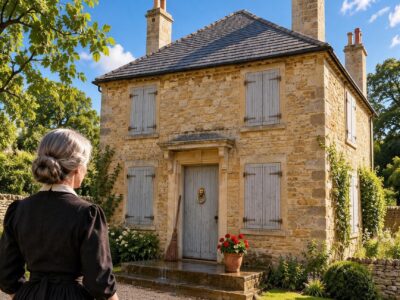 after forty years of service, a 61-year-old housekeeper was thrown out with an old cottage no one wanted—until she discovered who had been sweeping its steps every dawn